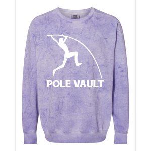 Pole Vaulter Gift Colorblast Crewneck Sweatshirt