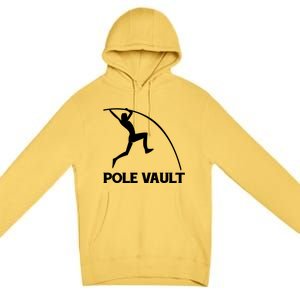 Pole Vaulter Gift Premium Pullover Hoodie