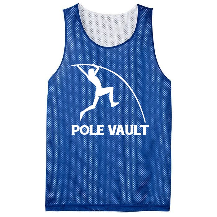 Pole Vaulter Gift Mesh Reversible Basketball Jersey Tank