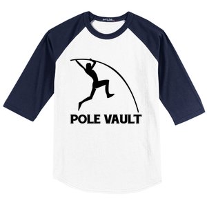 Pole Vaulter Gift Baseball Sleeve Shirt