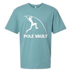 Pole Vaulter Gift Sueded Cloud Jersey T-Shirt