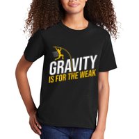 Pole Vaulting Gravity Is For The Weak Pole Vault Kids T-Shirt