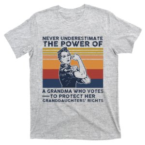 Powerful Voting Grandma Design T-Shirt