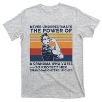 Powerful Voting Grandma Design T-Shirt