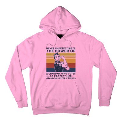 Powerful Voting Grandma Design Hoodie