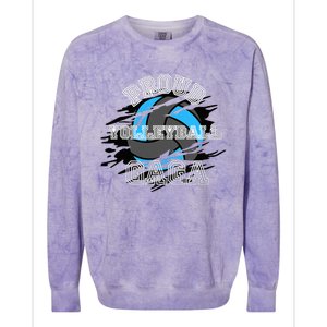 Proud Volleyball Gaga Colorblast Crewneck Sweatshirt