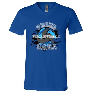 Proud Volleyball Gaga V-Neck T-Shirt