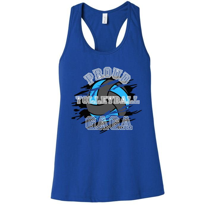 Proud Volleyball Gaga Women's Racerback Tank