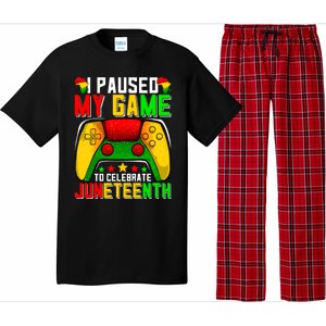 Paused Video Game Black History Month Juneteenth Gamer Cool Gift Pajama Set