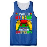 Paused Video Game Black History Month Juneteenth Gamer Cool Gift Mesh Reversible Basketball Jersey Tank