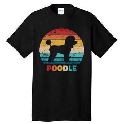 Poodle Vintage Gift Tall T-Shirt