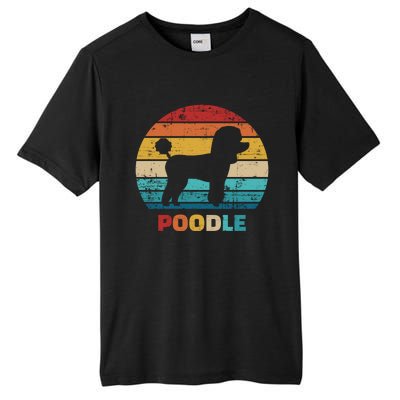 Poodle Vintage Gift Tall Fusion ChromaSoft Performance T-Shirt