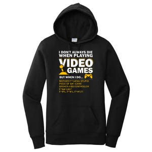 Playing Video Games Gamer Shirt Funny Gaming Console Gamer Women's Pullover Hoodie