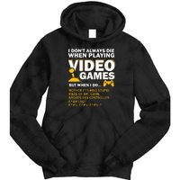 Playing Video Games Gamer Shirt Funny Gaming Console Gamer Tie Dye Hoodie