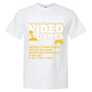 Playing Video Games Gamer Shirt Funny Gaming Console Gamer Garment-Dyed Heavyweight T-Shirt