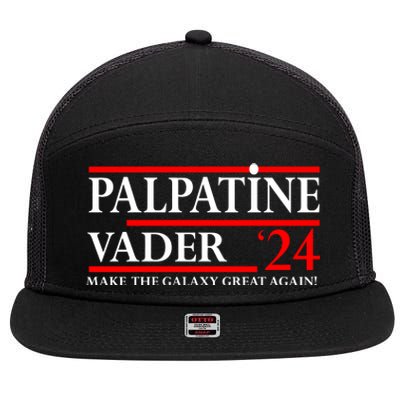 Palpatine Vader Great 2024 7 Panel Mesh Trucker Snapback Hat