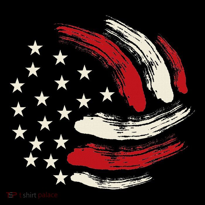 Patriotic Volleyball Gift Volleyball Team American Flag T-Shirt