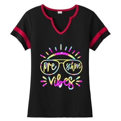 Preschool Vibes Hello Preschool Team Preschool Cute Gift Ladies Halftime Notch Neck Tee