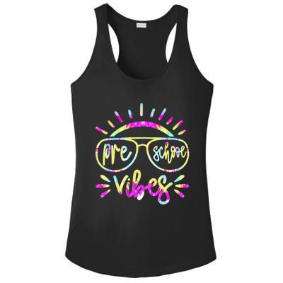 Preschool Vibes Hello Preschool Team Preschool Cute Gift Ladies PosiCharge Competitor Racerback Tank