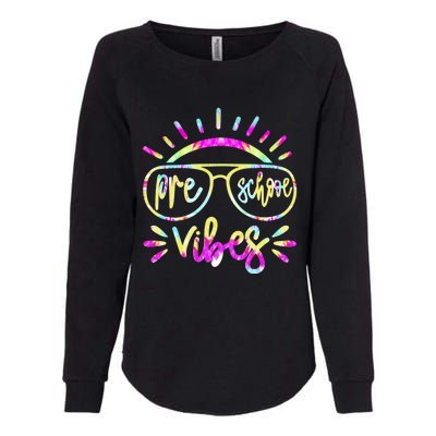 Preschool Vibes Hello Preschool Team Preschool Cute Gift Womens California Wash Sweatshirt