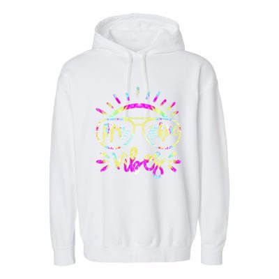 Preschool Vibes Hello Preschool Team Preschool Cute Gift Garment-Dyed Fleece Hoodie