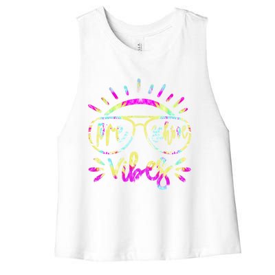 Preschool Vibes Hello Preschool Team Preschool Cute Gift Women's Racerback Cropped Tank