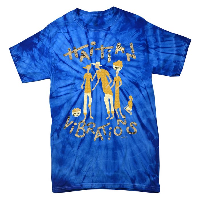 Positive Vibrations Haitian Pride 1804 Kanal la p ap kanpe  Tie-Dye T-Shirt