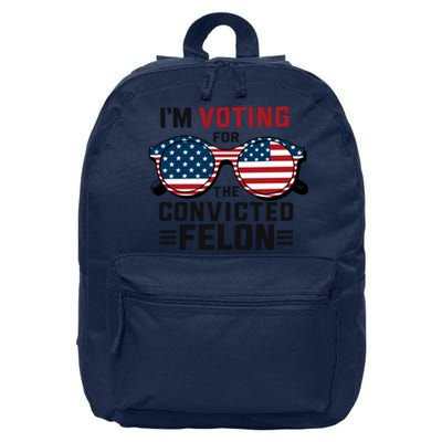 Patriotic Voting Humor Graphic 16 in Basic Backpack