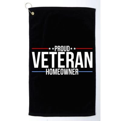 Proud Veteran Homeowner New House Owner Housewarming Party Golf Towel