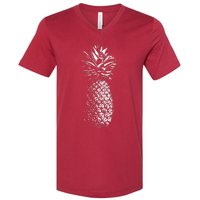 Pineapple Vintage Illustration V-Neck T-Shirt