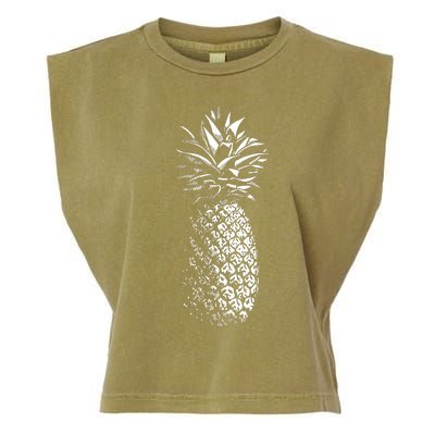 Pineapple Vintage Illustration Garment-Dyed Women's Muscle Tee