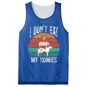 Proud Vegan I Dont Eat My Homies Eat Vegan Vegans Gift Mesh Reversible Basketball Jersey Tank