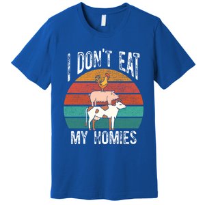 Proud Vegan I Dont Eat My Homies Eat Vegan Vegans Gift Premium T-Shirt