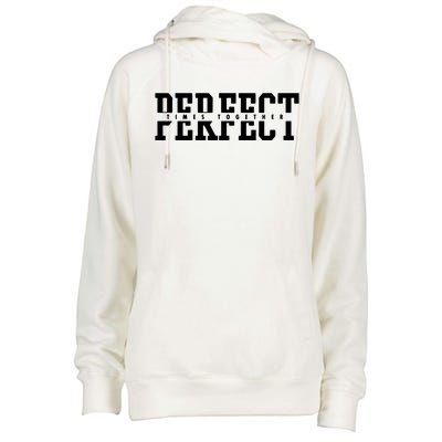 Perfect Valentines In Love Womens Funnel Neck Pullover Hood