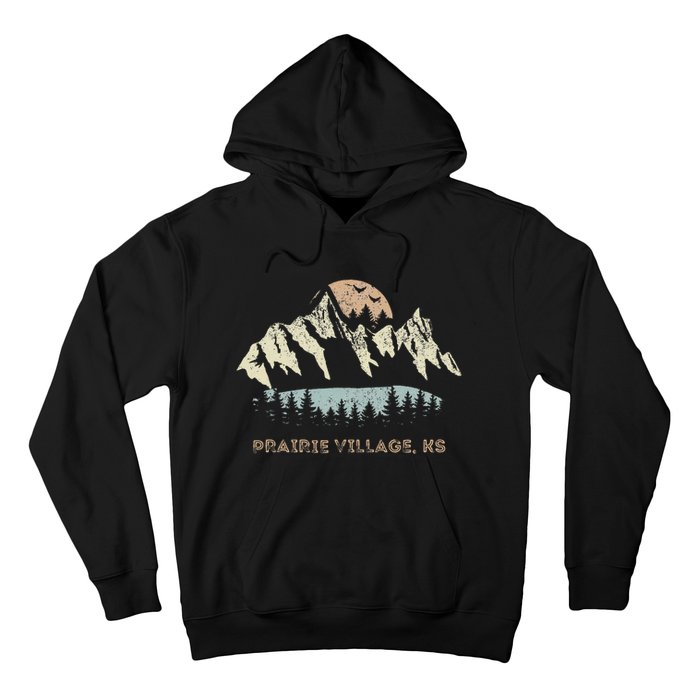 Prairie Village Kansas Mountain Sunset Sunrise Ks Hoodie