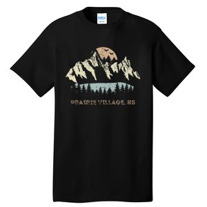 Prairie Village Kansas Mountain Sunset Sunrise Ks Tall T-Shirt