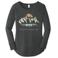 Prairie Village Kansas Mountain Sunset Sunrise Ks Women's Perfect Tri Tunic Long Sleeve Shirt