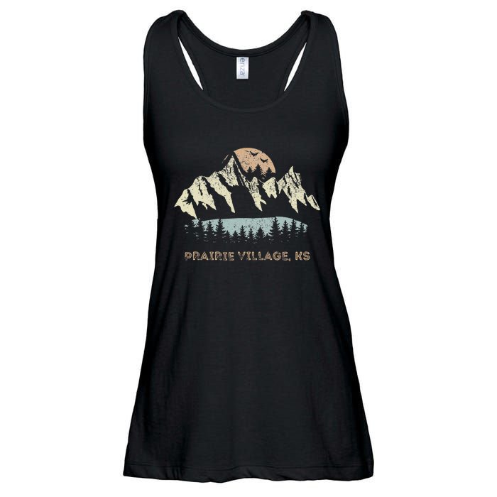 Prairie Village Kansas Mountain Sunset Sunrise Ks Ladies Essential Flowy Tank