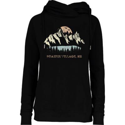 Prairie Village Kansas Mountain Sunset Sunrise Ks Womens Funnel Neck Pullover Hood