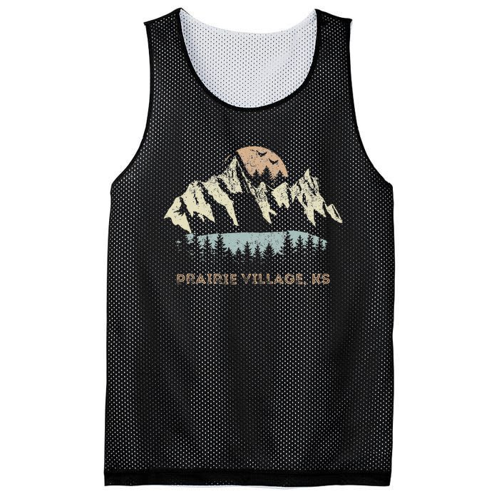 Prairie Village Kansas Mountain Sunset Sunrise Ks Mesh Reversible Basketball Jersey Tank