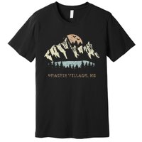 Prairie Village Kansas Mountain Sunset Sunrise Ks Premium T-Shirt