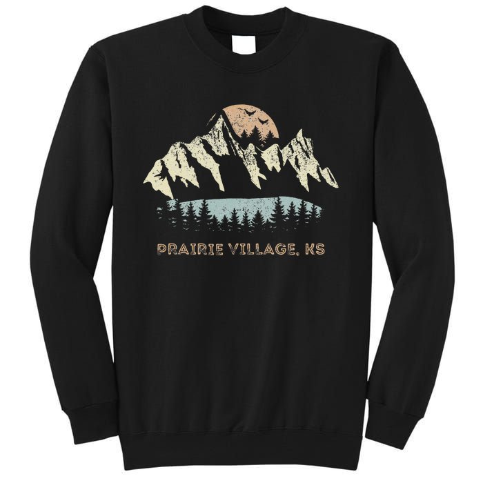 Prairie Village Kansas Mountain Sunset Sunrise Ks Tall Sweatshirt