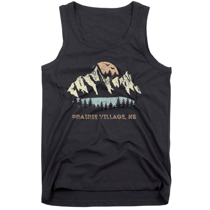 Prairie Village Kansas Mountain Sunset Sunrise Ks Tank Top