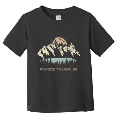 Prairie Village Kansas Mountain Sunset Sunrise Ks Toddler T-Shirt