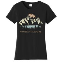 Prairie Village Kansas Mountain Sunset Sunrise Ks Women's T-Shirt