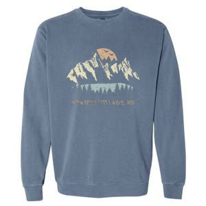 Prairie Village Kansas Mountain Sunset Sunrise Ks Garment-Dyed Sweatshirt