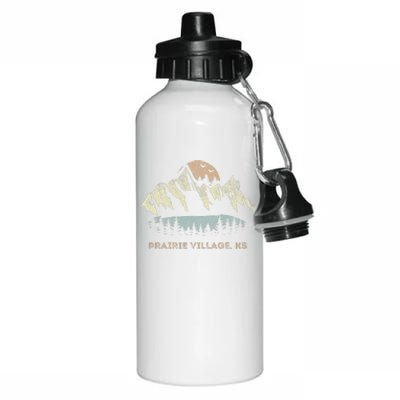 Prairie Village Kansas Mountain Sunset Sunrise Ks Aluminum Water Bottle