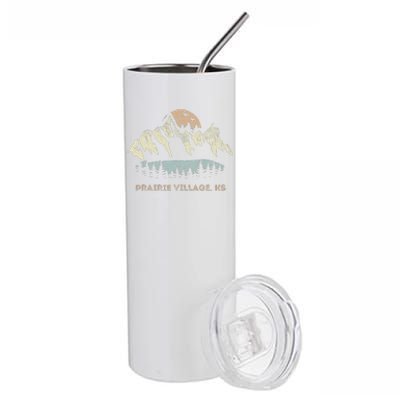 Prairie Village Kansas Mountain Sunset Sunrise Ks Stainless Steel Tumbler