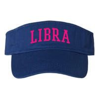 Pink Varsity Libra Gift Valucap Bio-Washed Visor