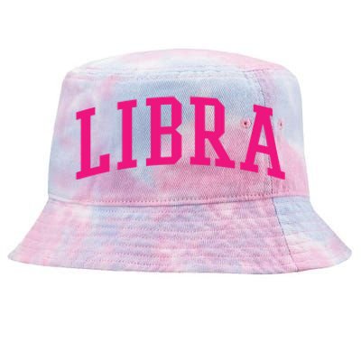 Pink Varsity Libra Gift Tie-Dyed Bucket Hat